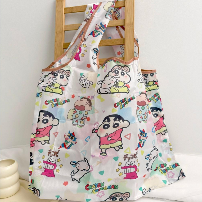 (당일발송) 짱구 장바구니 접이식 에코백 집들이 선물 답례품, 원컬러, 1개