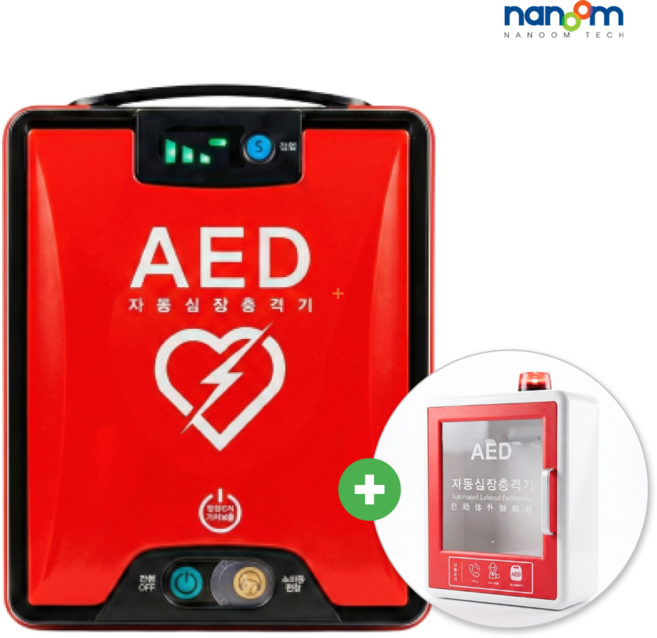 [벽걸이 보관함 증정] 자동 심장제세동기 AED NT381R, 1개