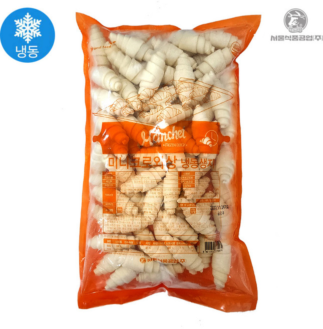 서울식품 냉동생지 미니 크로와상, 1개, 1.7kg