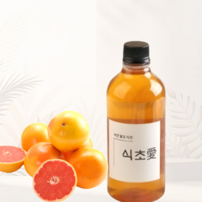 상큼한 자몽 자연발효 수제 과일식초, 2개, 1L