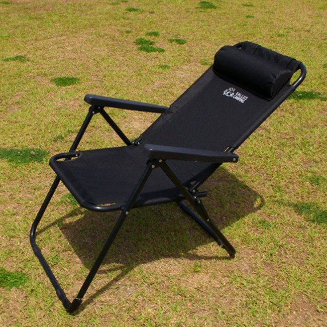 각도조절 캠핑의자 접이식 공원 정원 4단 의자 체어, 1개