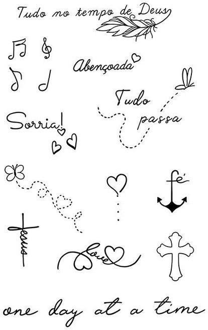 에테르넬 반영구 타투스티커 헤나, 1개, Q10