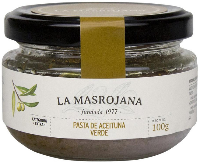 스페인 라 마로야나 아르베키나 올리브 파테 La Masrojana Arbequina Olive Pate, 100g, 3개