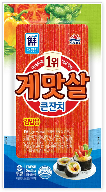 대림 게맛살 큰잔치 150g, 1개