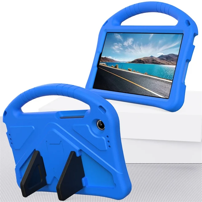 Funda Lenovo Tab One 케이스 용 휴대용 EVA 폼 TB305FU Kiskctand Coque 8.7 인치태블릿 PC 충격 방지 커, 11 Case Only-BL, 01 Tab One TB305FU