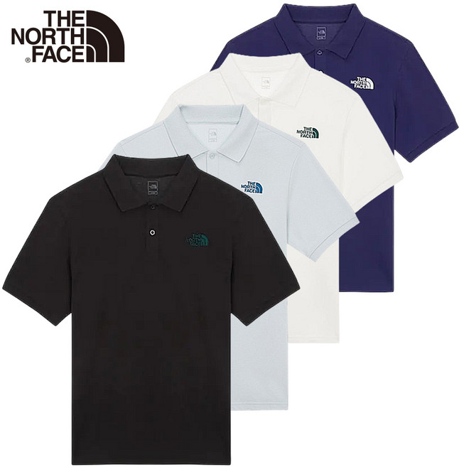 [매장발송] 노스페이스 남성 반팔티 카라 티셔츠 여름 편안한 골프 테니스 등산 캠핑 낚시 상의