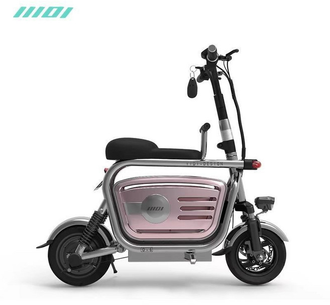 YIDI 成人電動車 3C認證 80km續航, 粉色,35-45公里, 1個