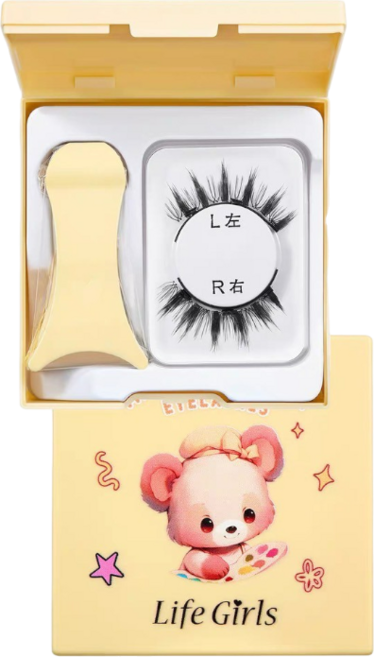 Life Girls 磁吸假睫毛, 1盒, 04精靈睫