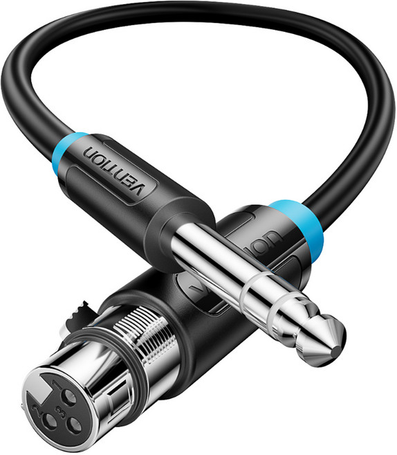 벤션 5.5 6.5 6.35 to XLR Female 오디오 케이블 BBE, 1.5m, 1개