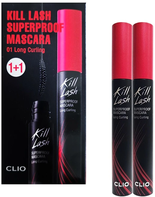 클리오 킬 래쉬 수퍼프루프 마스카라 7g, 01 롱컬링, 2개 - 쿠팡
