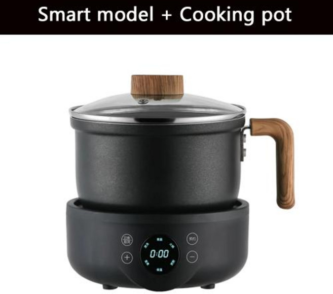 3세대 휴대성 접이식 전기포트 초소형 미니 라면포트 가정용 전기 요리 기계 분할 프라이팬 음식 기선 유도 밥솥 국수 수프 메이커 냄비, 05 Smart, 220V