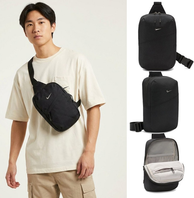 나이키 아우라 크로스백 5L 크로스바디백 가방 남녀공용 힙색 웨이스트백 슬링백 여행 러닝 조깅