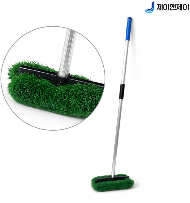 제이앤제이 가볍고 녹슬지 않으며 자루가 길어진 알루미늄 수족관걸레 자루길이 160 대형 또는 깊은 수족관에 사용수족관, 2개