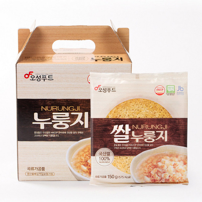 구수한 쌀 누룽지, 150g, 10개