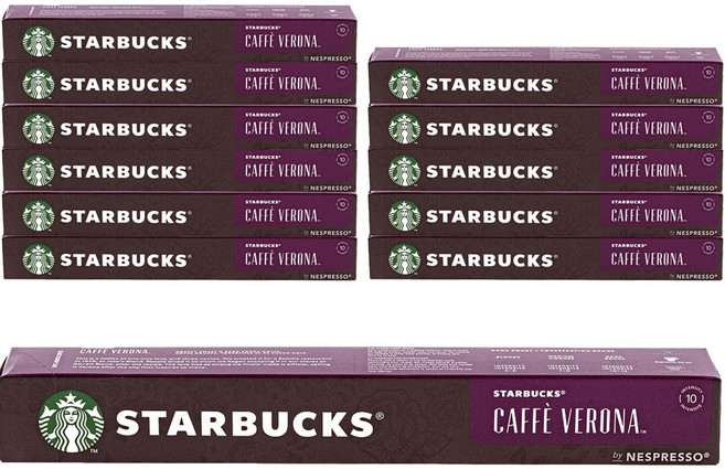 STARBUCKS 星巴克 Nespresso佛羅娜咖啡膠囊, 12個, 10個, 5.5g