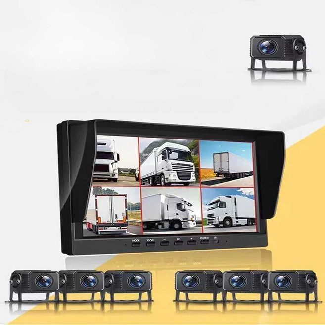 jncown 6채널블랙박스 고화질 블랙박스 트럭용 화물차 버스 10인치 4채널 5채널, 9. 10인치 5채널 BSD 128G, 1개