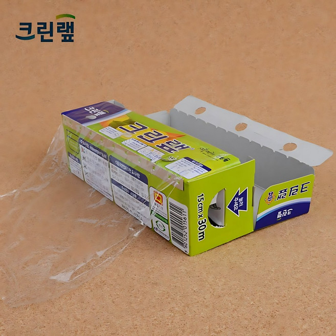 아이음식 보관 경제적인 15cm 위생랩 업소용랩 주방랩 일회용품, 1개