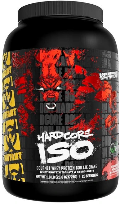 Mutant ISO Surge 분리 유청 단백질 파우더는 빠르게 작용하여 회복 근육 강화 벌크 및 근력 0.7kg(1.5파운드) - 딸기 밀크쉐이크, 1.6 Pound (Pack of 1) 230033, 1개 - 쿠팡