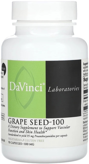 새해 첫좋은선물 DaVinci Laboratories 포도씨-100 100mg 캡슐 90정 제대로 할인합니다, DaVinciLaboratories포도씨100100mg, 1개 - 쿠팡