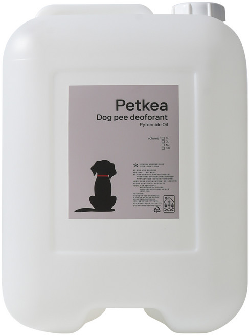 펫케아 강아지탈취제 리필형 피톤치드 천연 스프레이 반려견 오줌냄새 제거, 1개, 20L