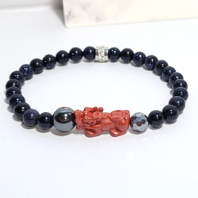 청사금석 경면주사 제왕사 빨간 비휴팔찌 재물 액막 삼재 부적팔찌 헤머타이트 테라헤르츠 건강 행운 커플 제작 동경스톤