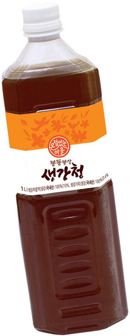봉동 생강농축액1L, 1L, 1개