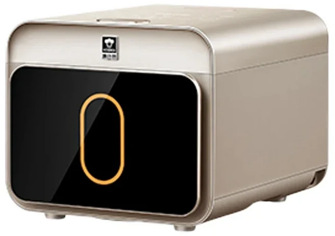 KOBACH 코팅되지 않은 전기 밥솥 3L 다기능 220V 가정용 쌀 죽 수프 스튜 냄비, 02 3L For 3-6 Person, 01 220-240V, 02 Gold