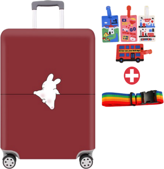 제이엠투 캐리어커버 보호커버 고탄력 스판 20인치 24인치 26인치 30인치