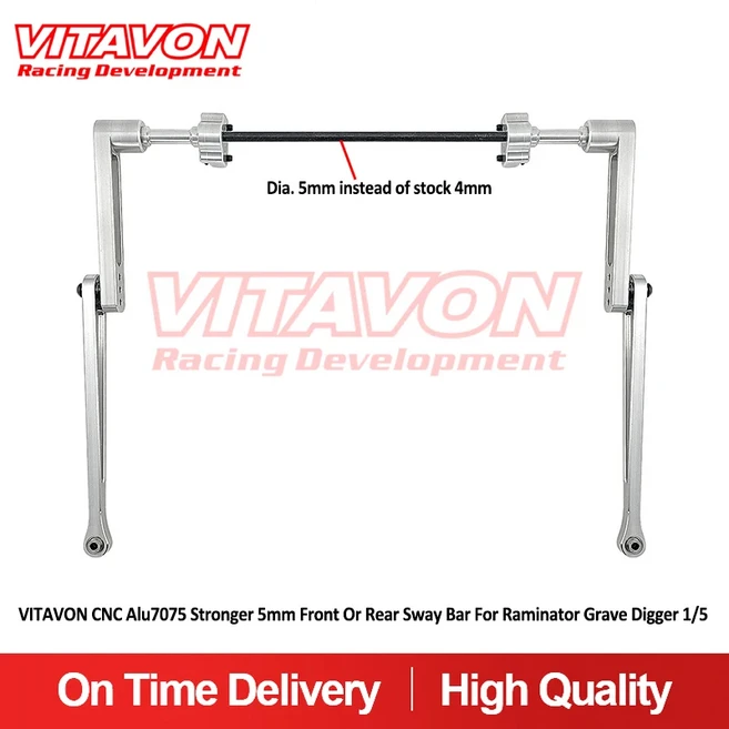 트랙사스 X-MAXX 1/5용 VITAVON CNC Alu7075 프론트 쇼크 타워 마운트, 01 빠른  Mainland, 01 Silver