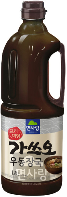 면사랑 프리미엄 가쓰오우동장국, 1.8kg, 1개