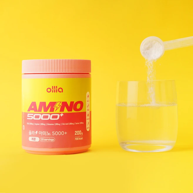 올라 아미노 5000+ 레몬 20회, 1개, 200g - 쿠팡