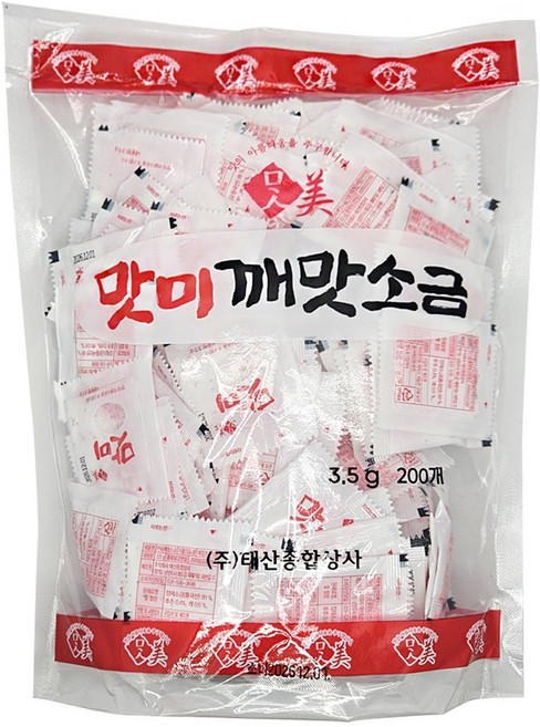 태산 맛미 깨맛소금 치킨순대소금, 3.5g, 200개