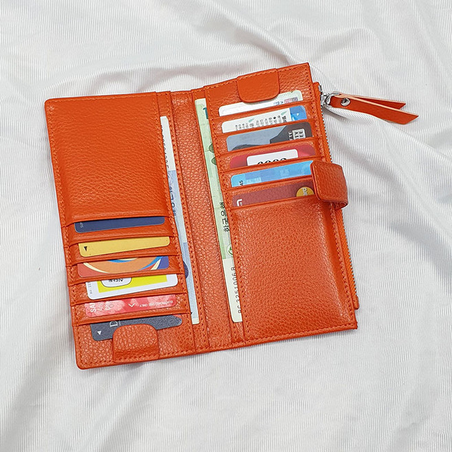 얇은 미니 슬림 장지갑 장 지갑 명함 카드 여성 여자 가죽