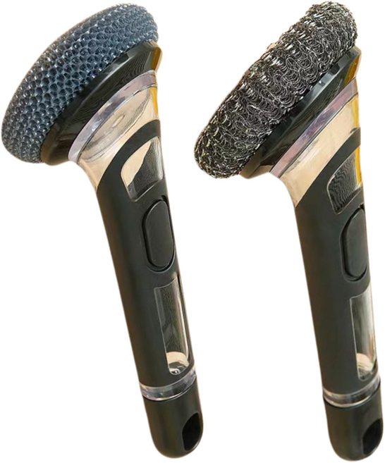 Mirsh 다용도 세제 일체형 주방 철 수세미, 2개, 혼합색상