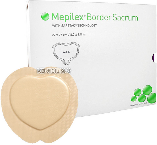 메필렉스 보더 세이크럼 MEPILEX BORDER SACRUM 22CM X25CM 10매 1통, 1개