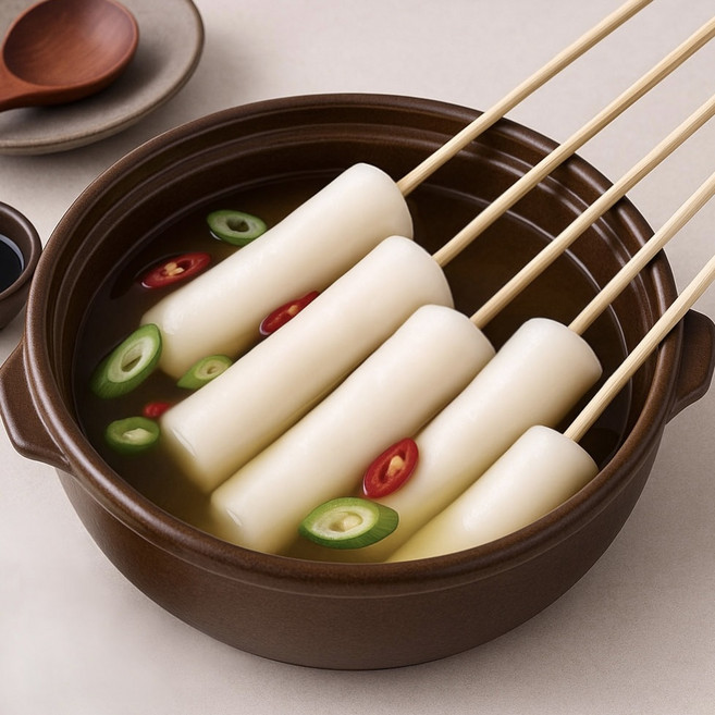 국내산 쌀 부산 명물 물떡 꼬치 부산식 가래떡 꼬치 (10ea), 2개, 600g