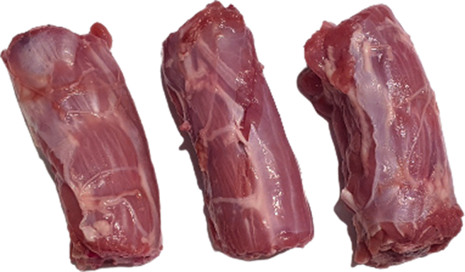 한결컴퍼니 생 오리목뼈절단 1kg 냉동 손질 생오리목뼈 오리고기 수제간식재료, 1개