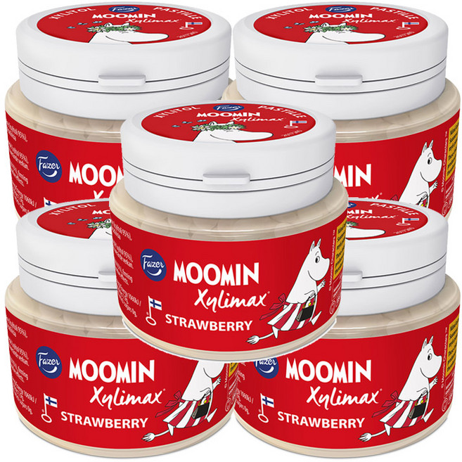 파제르 질리맥스 논코팅 딸기맛 85g, 5개