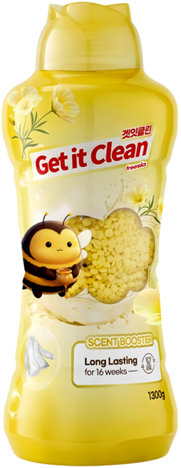 겟잇클린 고농축 향기부스터 프리지아향, 1.3kg, 1개