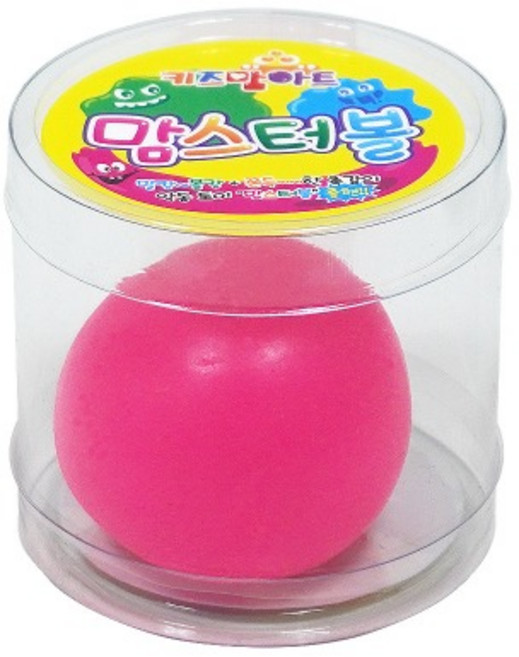 맘스터볼 싱글( 분홍 ) / 키즈맘아트 말랑이 소프트볼 야광볼 슬라임 끈끈이볼 끈적이볼 액체괴물 글로블스 심쿵란 찐득볼 찐득이볼 스퀴즈 유아 물감 미술 집콕 놀이 엄마표미술 홈스쿨, 1개