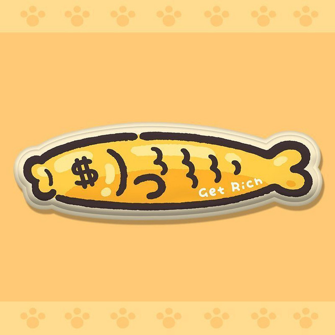 摸魚貓咪金魚造型護腕鍵盤滑鼠墊 辦公室可愛桌墊, 布偶摸魚：鍵盤手託, 1個