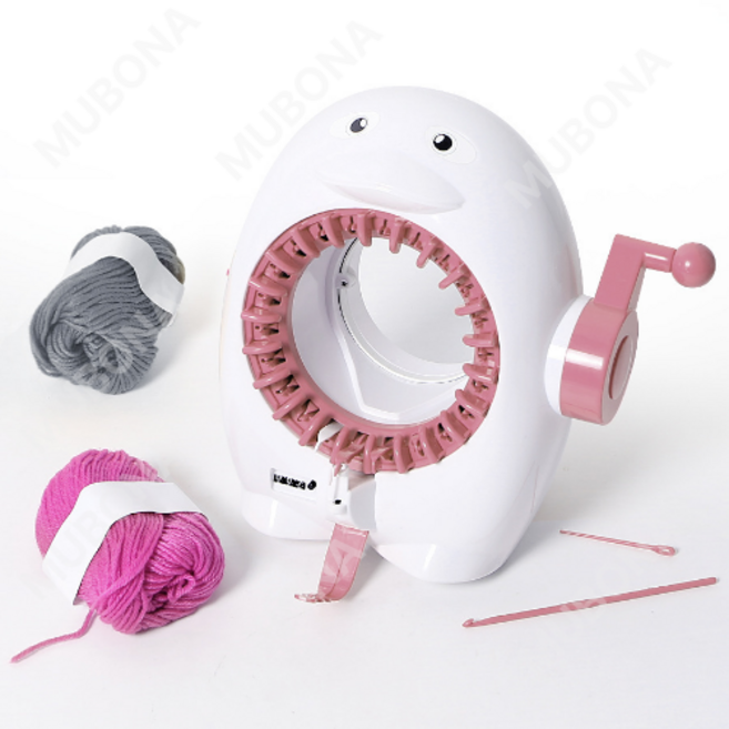 cade kont뜨개질 뜨개실 뜨개 가방 목도리 뜨기 만들기 DIY 키트 패키지 스카프 스웨터 모자 양말 공예 프로젝트용 핸드 기계 다용도 효율적 성인cade konty, [04] Penguin, 1개