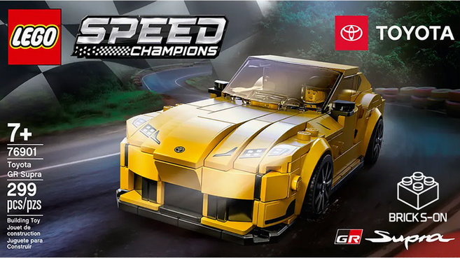 레고 스피드챔피언 76901 토요타 GR 수프라, 혼합색상, 1개
