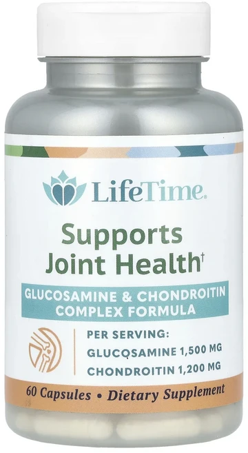 몸관리하세요 겨울입니다 LifeTime Vitamins 글루코사민 및 콘드로이틴 복합체 포뮬라 캡슐 60정 특별관리진행, LifeTimeVitamins글루코사민및콘드로이틴복합체, 1개 - 쿠팡