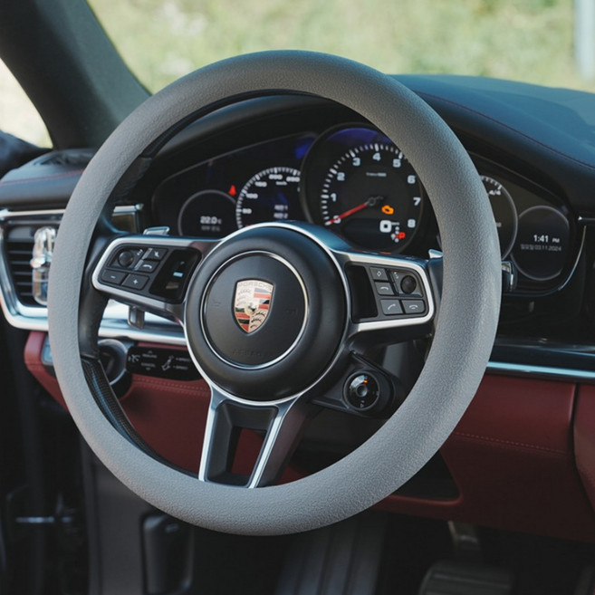 모드온 얇은 미끄럼방지 논슬립 실리콘 핸들커버, 그레이