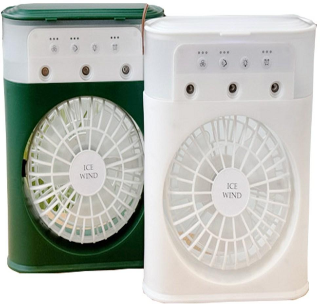 [KLEVASHARP-MJ] 얼음골 빙풍기 무선 쿨링 냉풍기 레저 야외캠핑 수영장 현장 공사장, 화이트1개+그린1개, VD16