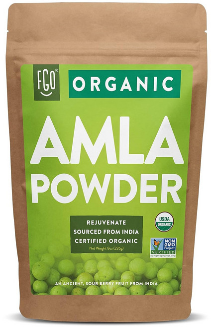 FGO 암라가루 amla 암라 파우더 대용량 8oz Organic Amla Powder, 226g, 1개