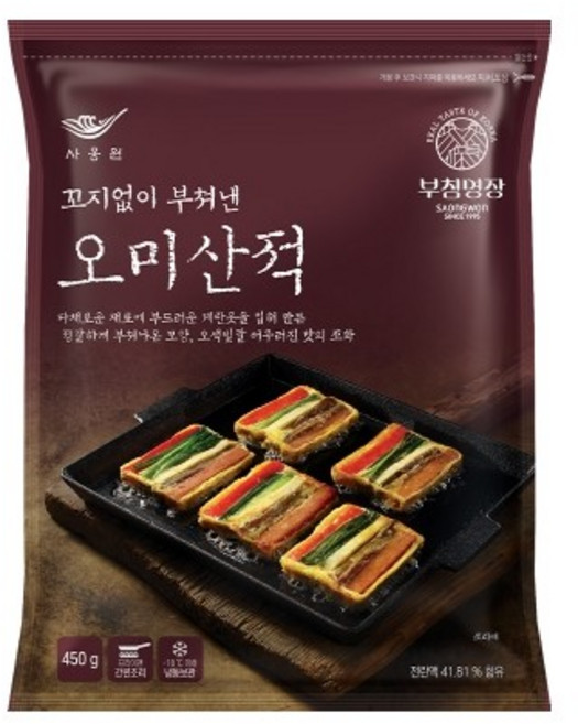사옹원 부침명장 오미산적 450g 2개입, 2개