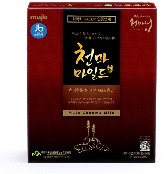 천마니 무주 천마 마일드 건강즙, 80ml, 30개