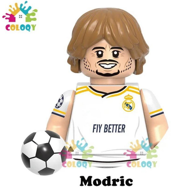 축구 스타 빌딩 블록 호날두 메시 올해의 선수 미니 액션 피규어 생일 선물, 11. 1 Pcs, 1개